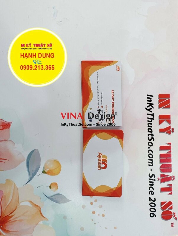 In danh thiếp giám đốc CEO công ty dịch vụ vệ sinh chuyên nghiệp - INKTS1440