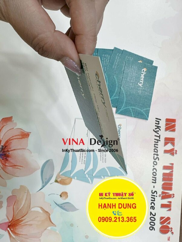 In danh thiếp Sale Manager công ty mỹ phẩm, danh thiếp giấy mỹ thuật K02 - INKTS888