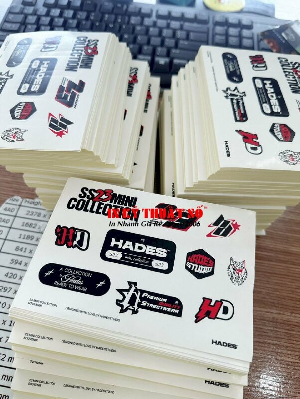 In Decal giấy logo dán sản phẩm - INKTS344
