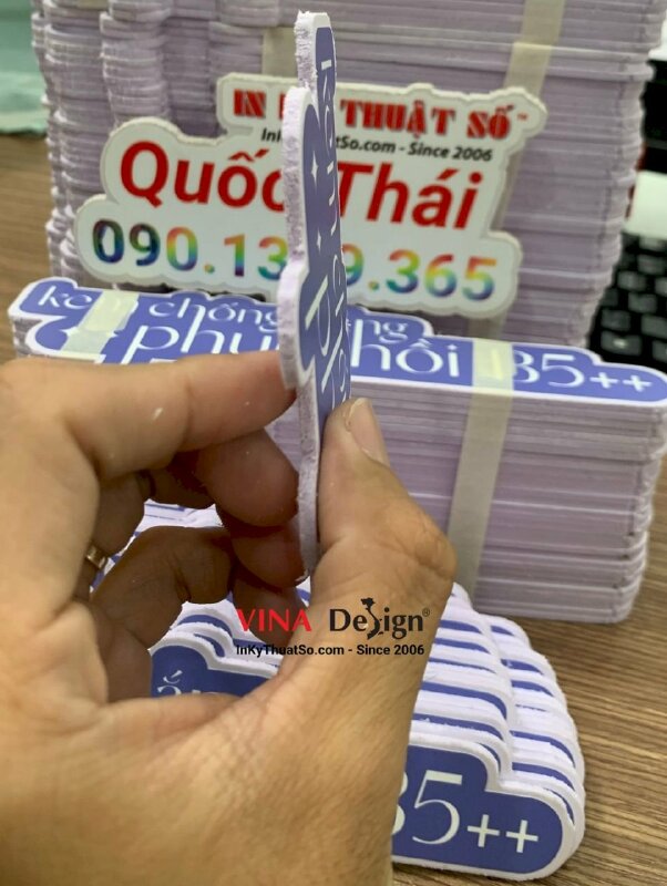 In format bảng tên giới thiệu sản phẩm kem chống nắng - INKTS792