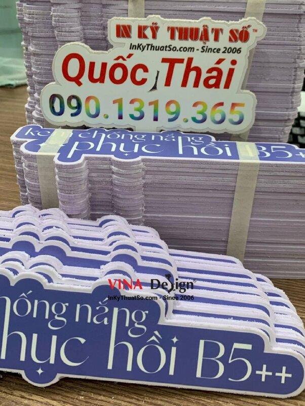In format bảng tên giới thiệu sản phẩm kem chống nắng - INKTS792