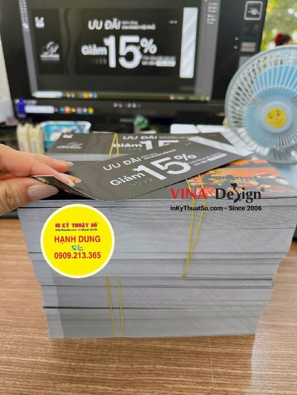 In Gift Voucher phiếu giảm giá cho tiệm nướng ven sông - INKTS3457