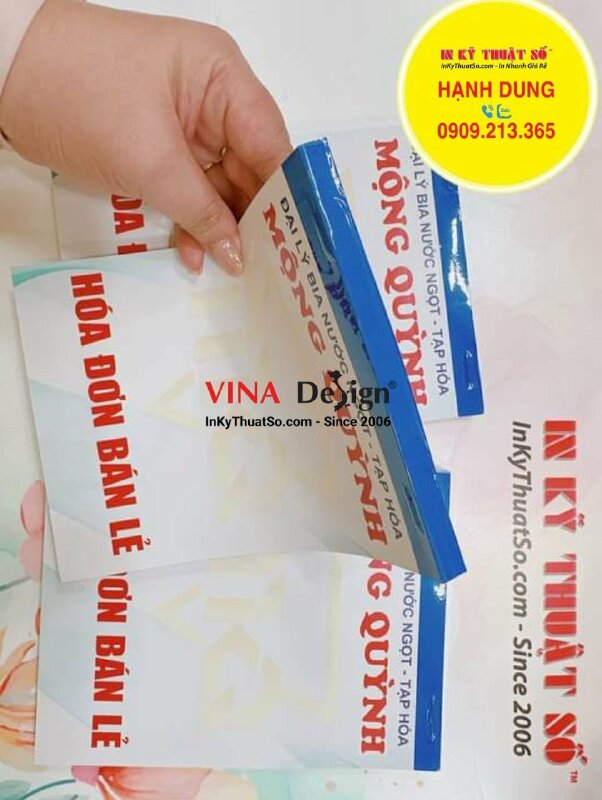 In hóa đơn bán lẻ đại lý bia nước ngọt tạp hóa - INKTS1123
