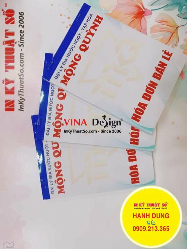 In hóa đơn bán lẻ đại lý bia nước ngọt tạp hóa - INKTS1123