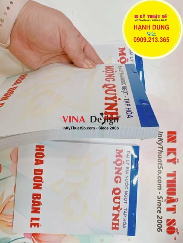 In hóa đơn bán lẻ đại lý bia nước ngọt tạp hóa - INKTS1123
