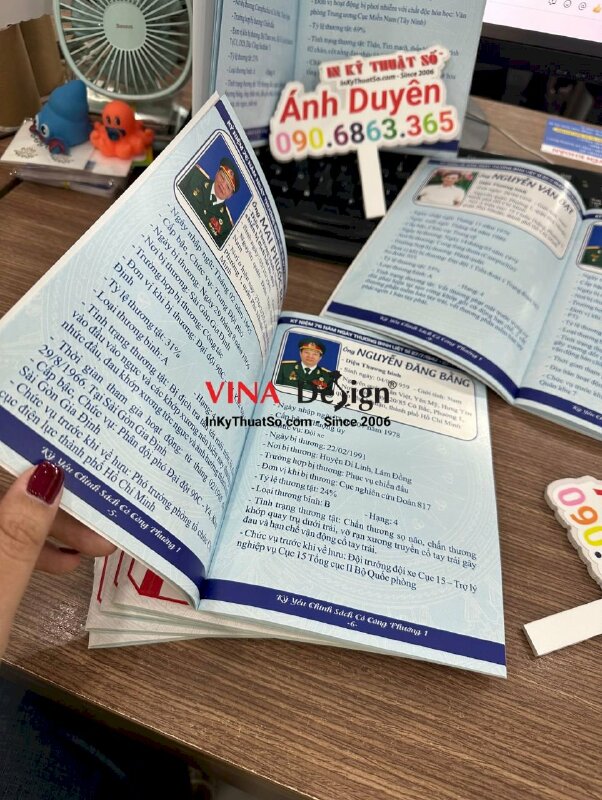 In kỷ yếu chính sách có công cho phường, quận, thành phố - INKTS534