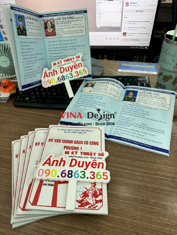 In kỷ yếu chính sách có công cho phường, quận, thành phố - INKTS534