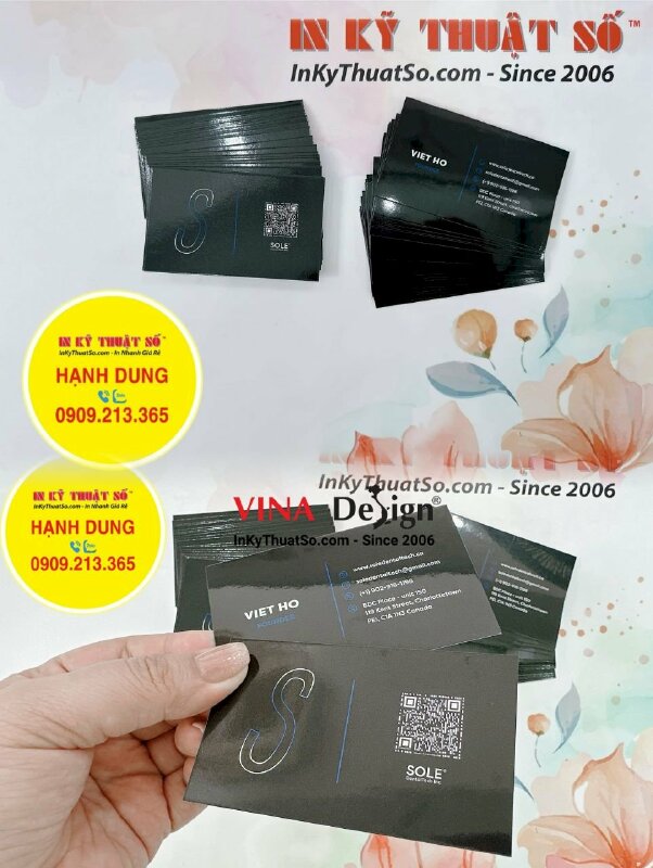 In name card Founder, name card chủ doanh nghiệp, chủ công ty tư nhân - INKTS884