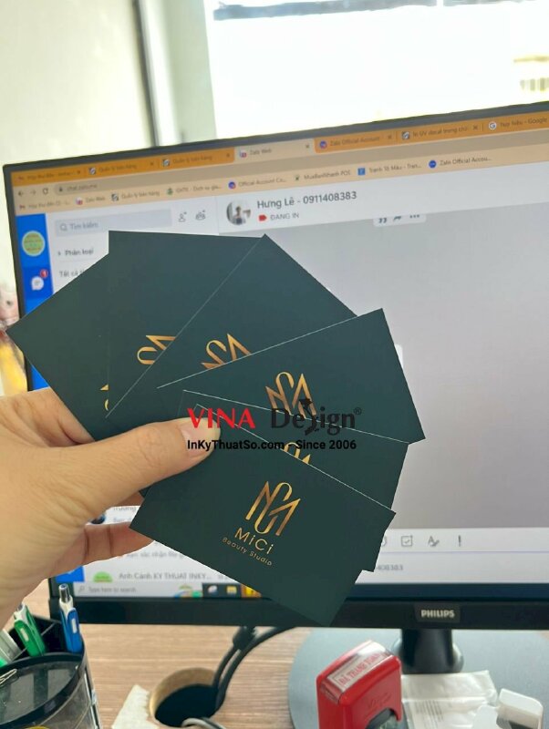 In name card kỹ thuật số Beauty Spa - INKTS402