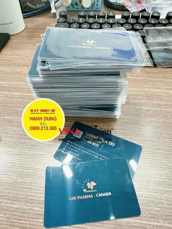 In name card nhựa chức danh Sales Director cho công ty sản xuất dược phẩm cho thú cưng - INKTS3511