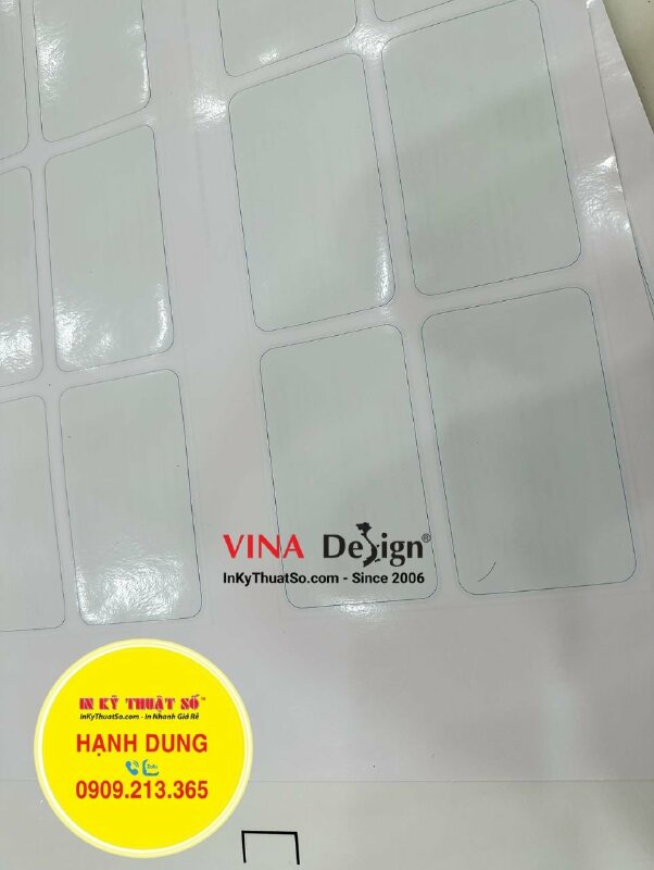 In nhãn tiêu thụ nhiên liệu cho xe ôtô, in decal ngược dán lên cửa kính - INKTS1183