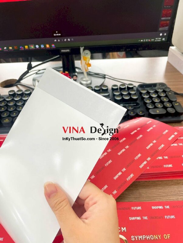 In Paper Belly Bands & Wraps quấn quanh hộp quà, in PP không keo, cắt rời, đính keo 1 đầu - INKTS3524