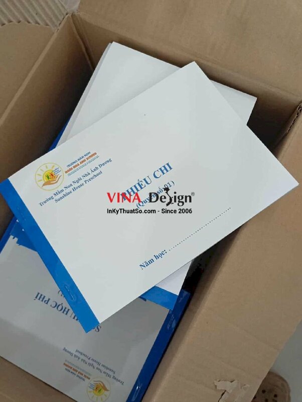 In phiếu chi cho trường mầm non, biểu mẫu 3 liên khổ A5 ngang - INKTS3538