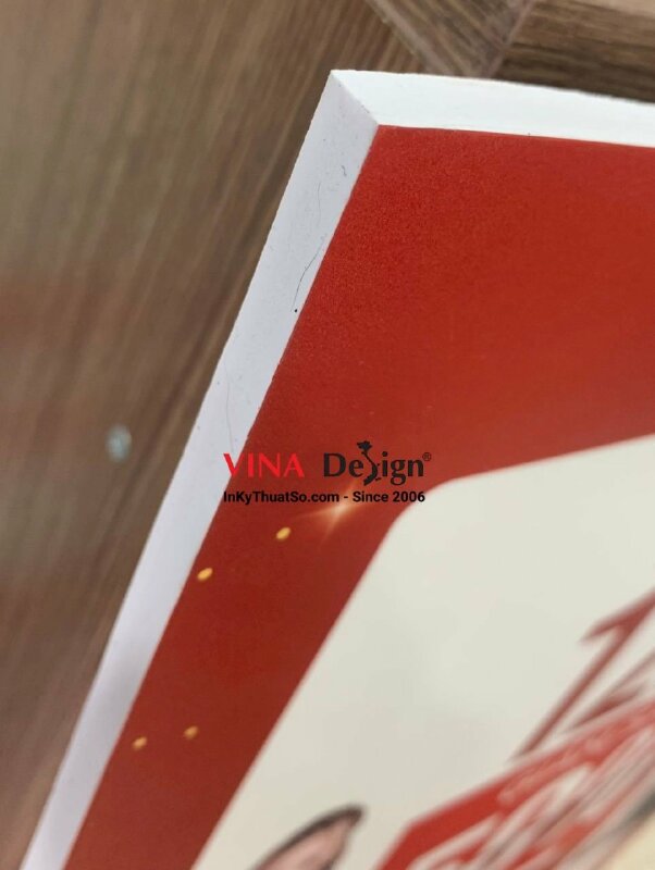 In poster format để kệ giá treo standee gỗ, poster cứng cho shop thời trang - INKTS991