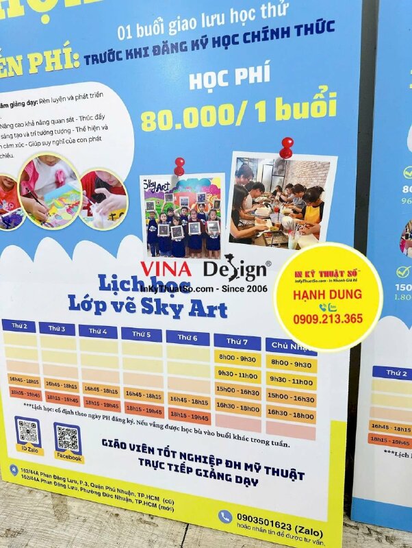 In poster PP dán Format 5li trang trí lớp học vẽ - INKTS315