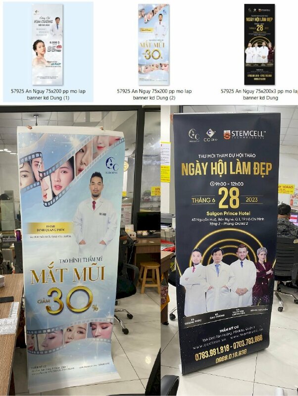 In Poster quảng cáo sự kiện thẩm mỹ viện - INKTS874