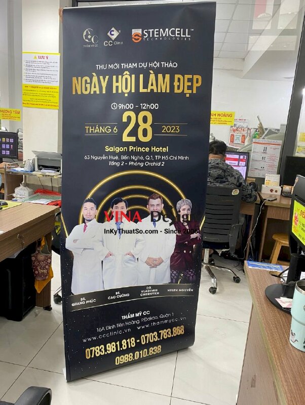 In Poster quảng cáo sự kiện thẩm mỹ viện - INKTS874