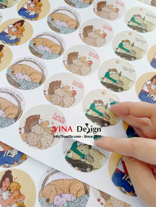 In sticker decal sữa hình chibi cartoon hoạt hình dễ thương - INKTS3498