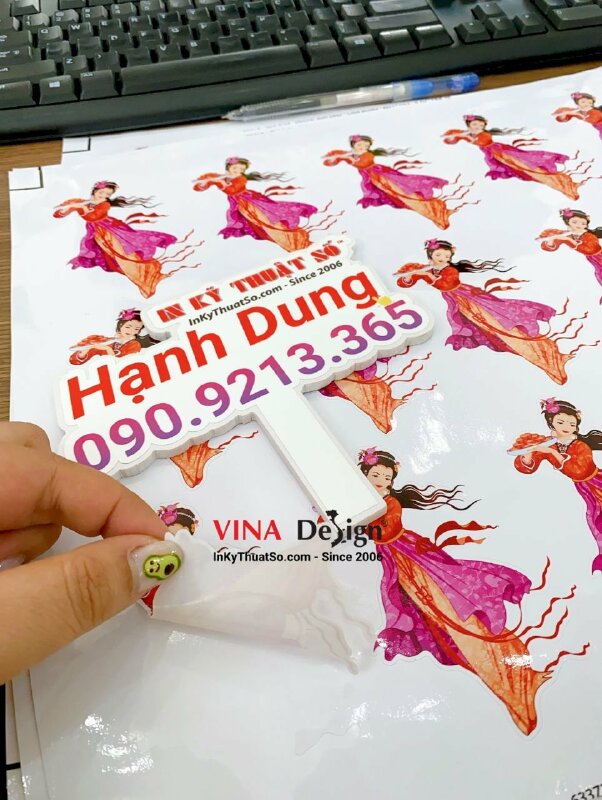 In sticker Trung thu chị Hằng Nga, in decal Trung thu trang trí - INKTS597