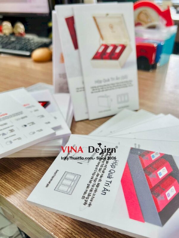 In tấm Formex mini để bàn giới thiệu sản phẩm quà tặng - INKTS849
