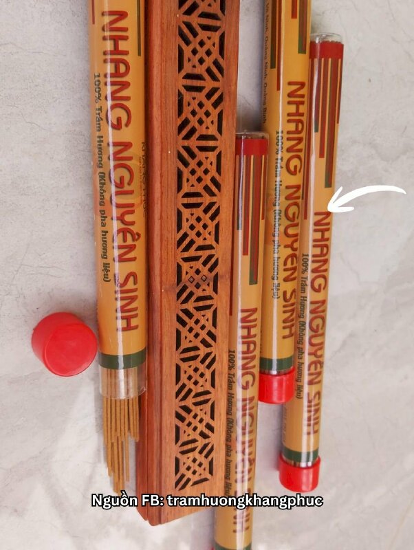 In tem dán hộp nhựa tròn trong, tem decal giấy dán nhãn hộp nhang trầm hương cao cấp - INKTS900