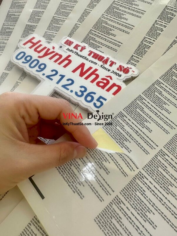 In tem phụ hàng nhập khẩu, tem phụ nước hoa, nước thơm nhập khẩu in Decal giấy cán màng - INKTS1231