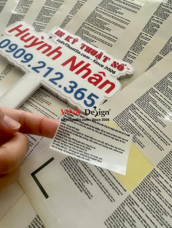In tem phụ hàng nhập khẩu, tem phụ nước hoa, nước thơm nhập khẩu in Decal giấy cán màng - INKTS1231