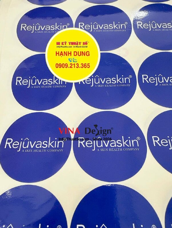 In tem tròn decal giấy đường kính 6cm, dán niêm phong bao bì sản phẩm gửi ship - INKTS3512