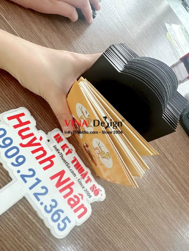 In thiệp & bao đựng thiệp khổ 10cm x 9cm - INKTS1033