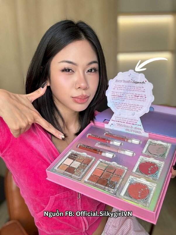 In thiệp cảm ơn khách hàng gửi kèm set mỹ phẩm phiên bản giới hạn mừng sinh nhật từ thương hiệu mỹ phẩm - INKTS3501