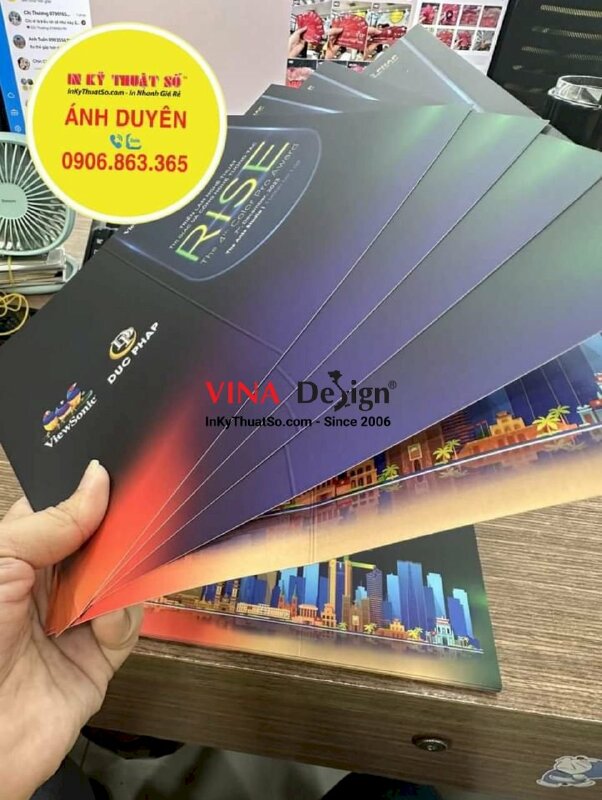 In thiệp mời sự kiện triển lãm nghệ thuật thị giác và công nghệ tương tác - INKTS932