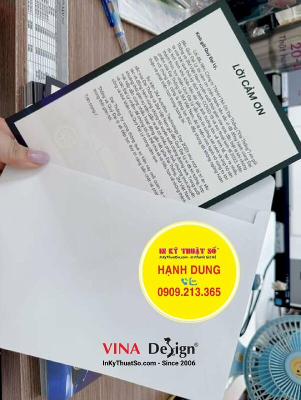 In thư mời đại lý tham dự sự kiện giới thiệu sản phẩm mới - INKTS858