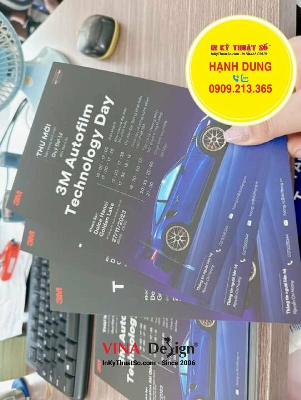 In thư mời đại lý tham dự sự kiện giới thiệu sản phẩm mới - INKTS858