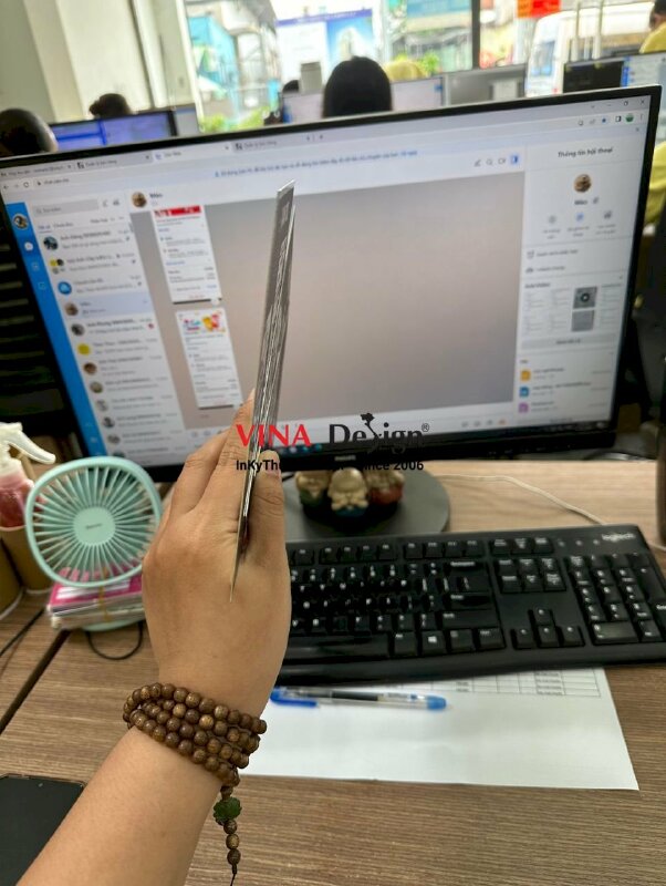 Làm nhãn mác kim loại, tem mác máy móc công nghiệp - INKTS763