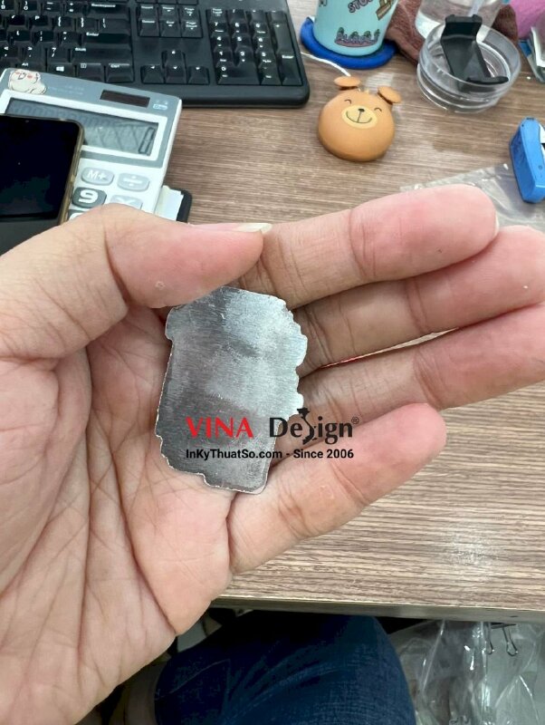 Sticker inox xước in UV - INKTS550