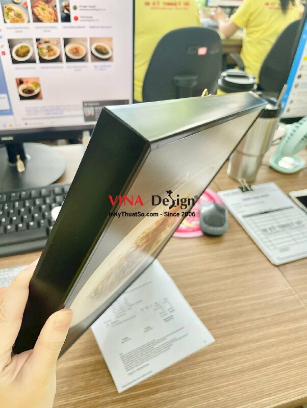 Tranh PP đóng khung viền ốp hông đen, in formex giá rẻ - INKTS612