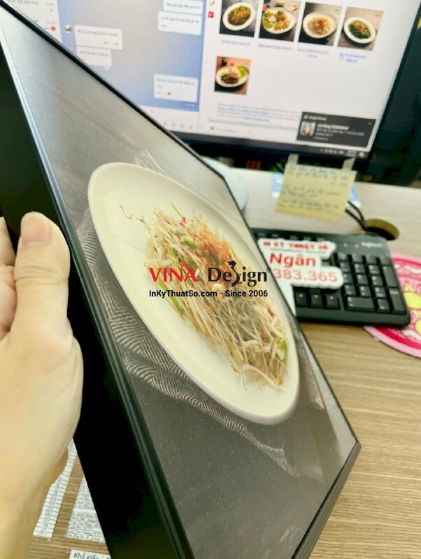 Tranh PP đóng khung viền ốp hông đen, in formex giá rẻ - INKTS612
