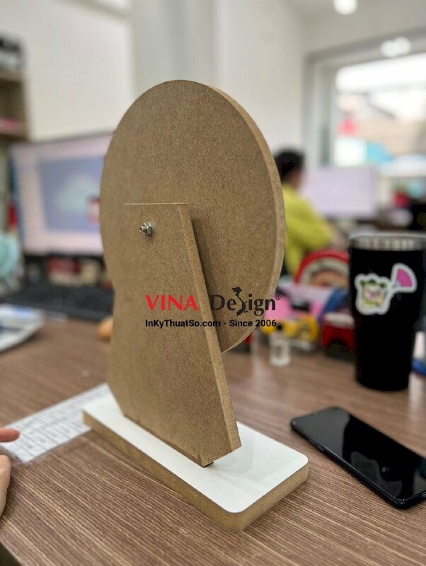 Vòng quay trúng thưởng để bàn mini in thông tin theo yêu cầu - INKTS551