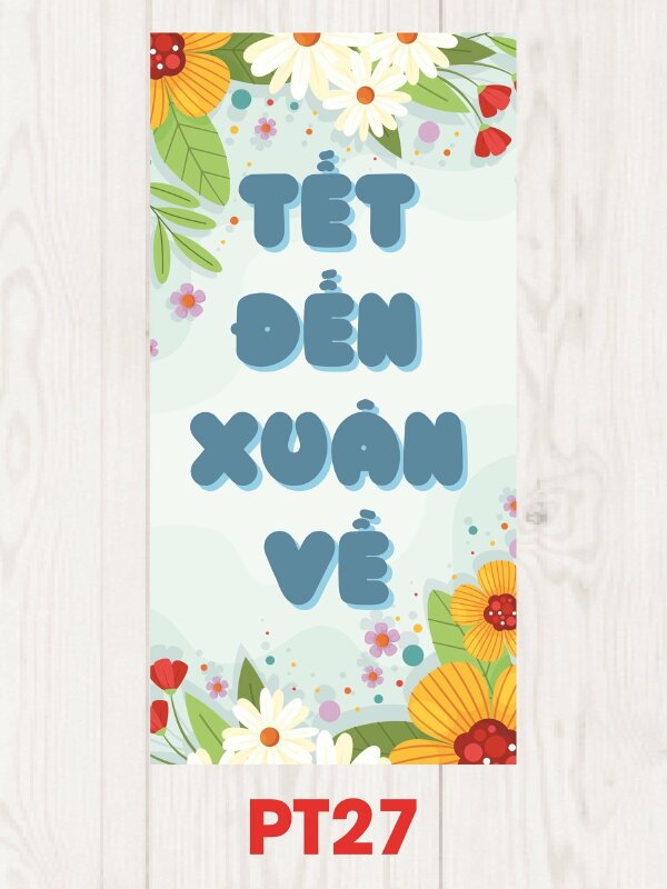 Bao lì xì Tết Đến Xuân Về - Mã PT27 - INKTS2483