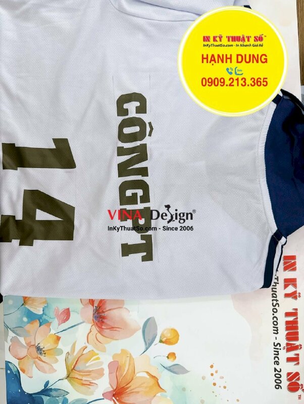 In áo bóng đá, áo đá bóng in tên theo yêu cầu - INKTS979