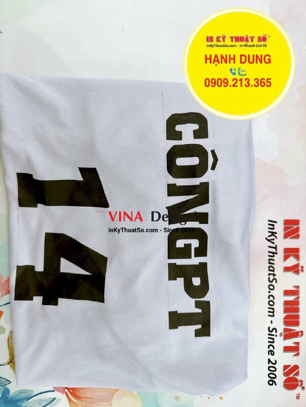 In áo bóng đá, áo đá bóng in tên theo yêu cầu - INKTS979
