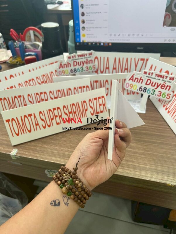 In bảng tên để bàn format, bảng format in thông tin - INKTS574