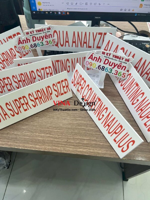 In bảng tên để bàn format, bảng format in thông tin - INKTS574