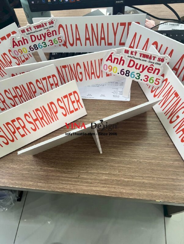 In bảng tên để bàn format, bảng format in thông tin - INKTS574