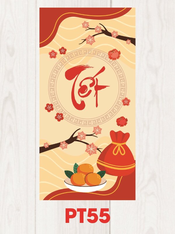 In bao lì xì phong cách đơn giản Tết - Mã PT55 - INKTS2511
