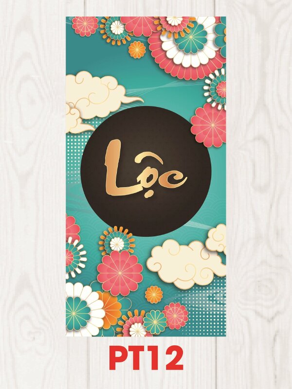 In bì lì xì Tết Lộc - Mã PT12 - INKTS2468