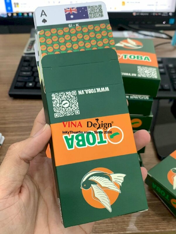 In bộ thẻ bài làm quà tặng Tết, bộ 54 thẻ card 6.5x10.5cm in giấy cứng B300gsm - INKTS1140