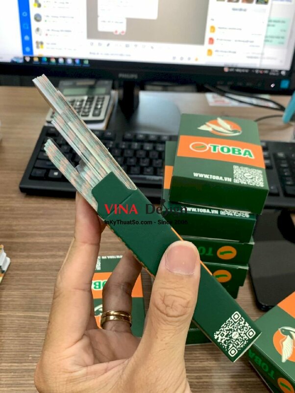 In bộ thẻ bài làm quà tặng Tết, bộ 54 thẻ card 6.5x10.5cm in giấy cứng B300gsm - INKTS1140