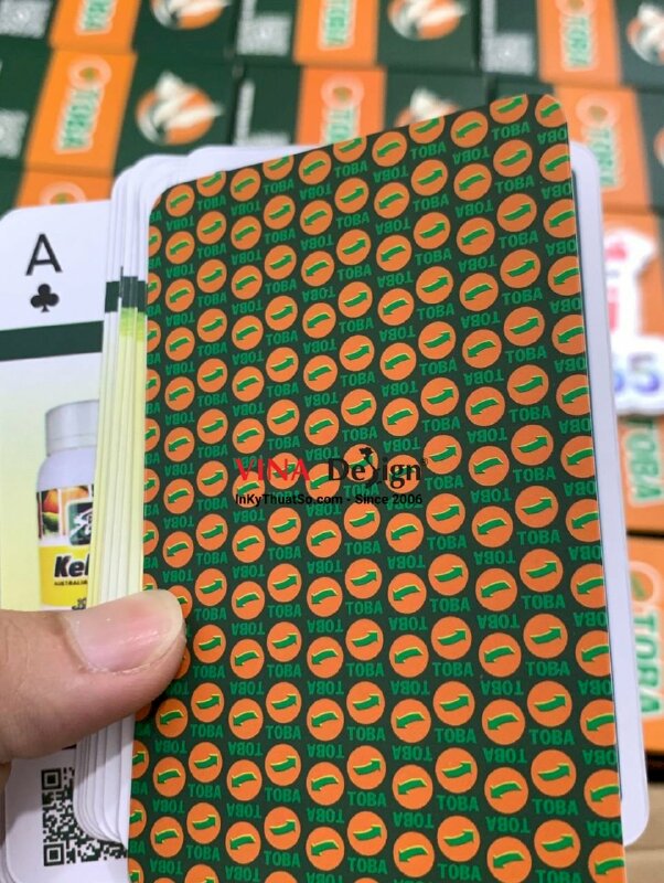 In bộ thẻ bài làm quà tặng Tết, bộ 54 thẻ card 6.5x10.5cm in giấy cứng B300gsm - INKTS1140