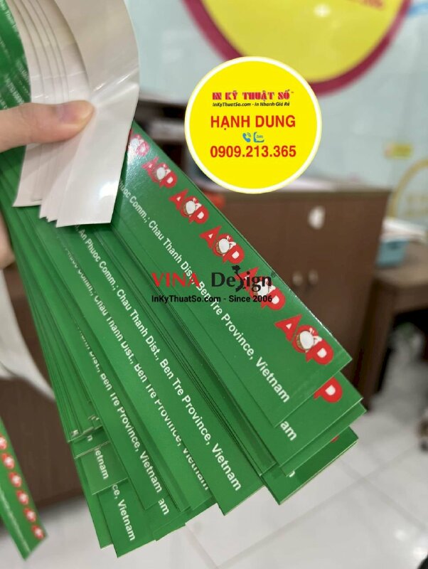 In dây niêm phong hành lý thông tin công ty cho nhân viên đi teambuilding - INKTS3550
